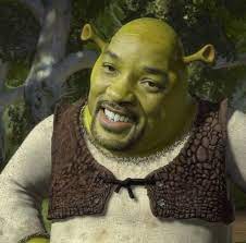 Shrek is the titular character from the animated film series by the same name created by dreamworks studios based on a book by american cartoonist william steig. Will Smith In Shrek Live Action Shrek Memes Meme Faces Really Funny Memes