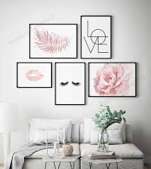 Gallery Wall Art Makeup Wall Art Blush Pink Prints Lashes Print Paris Decor Bedroom Decor Set Of Prints Bedroom Wall Art Blush Flower Lips In 2021 Wall Decor Bedroom Paris Decor Bedroom Pink Wall Decor