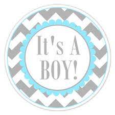 Get Custom Blue And Gray Its A Boy Stickers For Your Baby Shower This Listing Is For 36 Stickers And Baby Shower Tags Baby Shower Labels Baby Shower Stickers