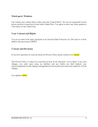One of the recognized cyber legislation in the implementation of the multimedia super corridor. Website Privacy Policy Template Burgielaw