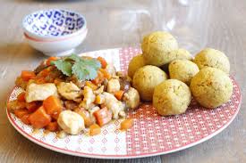 Poulet A La Marocaine Et Boulettes De Recettes De Cuisine Poulet Marocain Boulette