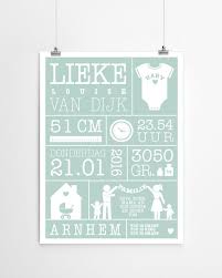 Baby Geboorteposter Zelf Maken Bij Printcandy Baby Gepersonaliseerde Baby Geboorte