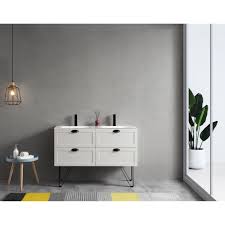 Including the vanity and assorted top, these sets offer the perfect balance between style and functionality. Wsos 48 Beige Light Blue Dual Mount Modern Bathroom Vanity Set Overstock 31278908