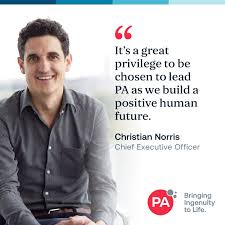 Christian Norris announced as CEO of PA Consulting | PA ...