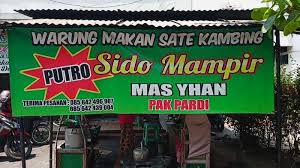 Spanduk berwarna putih dan bergambar motor berwarna tolong untuk tidak membakar apapun, nanti gedung sate kebakaran. Sate Kambing Putro Sido Mampir Tribunnewswiki Com Mobile