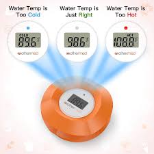 A normal temperature in babies and children is about 36.4c, but this can vary slightly from child to if your child's just had a bath or been wrapped in a blanket, their temperature may be higher for a do not cover them up in too many clothes or bedclothes. Buy Mothermed Baby Bath Thermometer And Baby Bathtub Thermometers And Swimming Pool Thermometer Red Flower Online In Vietnam B01my29njv