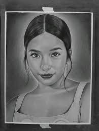 For sale bini Aiah🌸 Charcoal x graphite 8.5x11 inches Can ship nationwide