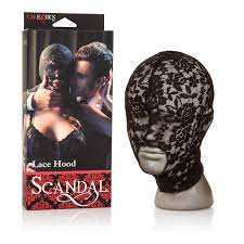 Amazon.com: CalExotics Scandal Lace Hood – Erotic BDSM Sex Blindfold for  Couples – Open Mouth Role Playing Mask - Black : Health & Household