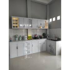 Salah satu alasan utamanya adalah dari segi ukuran yang tidak terlalu memakan ruang, sehingga ada banyak keunggulan dari kitchen set minimalis berbahan aluminium ini, di antaranya adalah sebagai berikut Kitchen Set Alumunium Acp Putih Lampu Hanya Palembangf