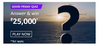 Read on for some hilarious trivia questions that will make your brain and your funny bone work overtime. Amazon Good Friday Quiz Answers Win Rs 25000 Pay Balance Free