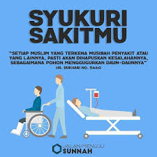 Penghapusan dosa hanya untuk pendosa! Tazkirah Sakit Menghapus Dosa Cute766