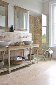 Idee Per Arredare Il Bagno In Stile Country Salle De Bains Moderne Rustique Salle De Bains Campagnarde Salles De Bains Style Campagne