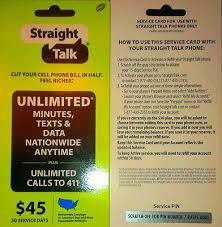 To be sure, look at the back of the card for recharge instructions, or a sticker over a barcode. Free Straight Talk 45 Prepaid Refill Card 30 Days Unlimited Other Cell Phone Items Listia Com Auctions For Free Stuff