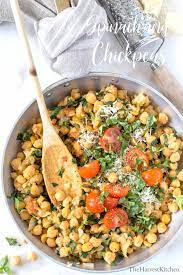 Spinach And Chickpeas Recipe Chickpea Recipes Vegan Recipes Healthy Vegan Chickpea Recipes