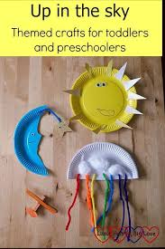 Up In The Sky Themed Crafts For Toddlers And Preschoolers Little Hearts Big Love Toddler Arts And Crafts Toddler Crafts Weather Crafts