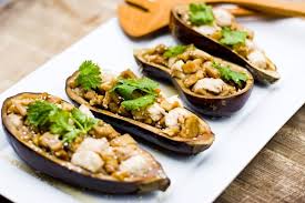Aubergines Au Poulet Au Thermomix Yummix Recette Recettes De Cuisine Poulet Sesame Yummix