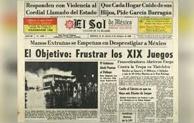 El Sol De Mxico Tlatelolco 1968 Jpg 623 397 Tlatelolco 2 De Octubre Movimiento Estudiantil De 1968