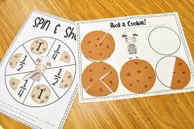 Mrs Ricca S Kindergarten Yummy Fractions Freebie Math Work Stations Second Grade Math Math Fractions