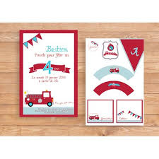 Les Petites Graphistes Anniversaire Pompier Idee Anniversaire Pompier