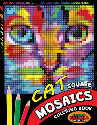 Learn about famous firsts in october with these free october printables. Amazon Com Cat Square Mosaics Coloring Book Colorful Animals Coloring Pages Color By Number Puzzle 9781725134201 Kodomo Publishing Books