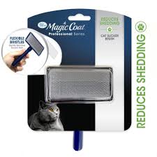 To use a slicker brush, run the brush over the coat of your dogs hair in the same direction as the grain of the hair. Magic Coat Professional Series Cat Slicker Brush