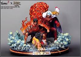 Ace is luffy's adopted brother in the manga series, one piece. In Stock Mrc Studio One Piece The Death Of Ace Resin Statue
