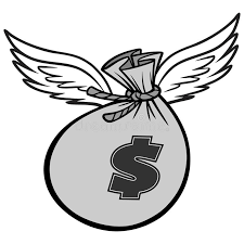 You can use our images for unlimited commercial purpose without asking permission. Black And White Flying Bag Of Money Stock Vector Illustration Of Flying Debt 112186818