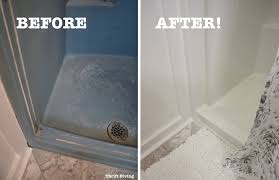 Diy Shower And Tub Refinishing I Painted My Old 1970 S Shower Tub Refinishing Diy Shower Shower Makeover