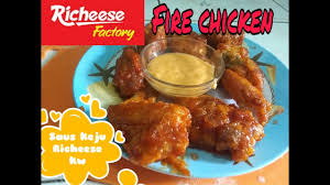 Resep ayam pedas manis korea (yangnyeom tongdak). Resep Ayam Richeese Factory Fire Chicken Kw Dan Resep Saus Keju Youtube