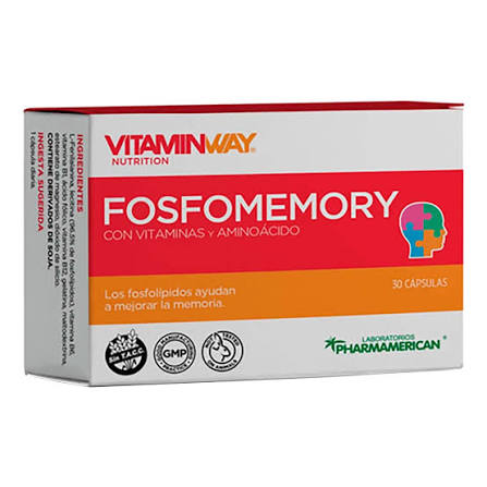 Pharmamerican Fosfomemory Pl V.W CAPX30
