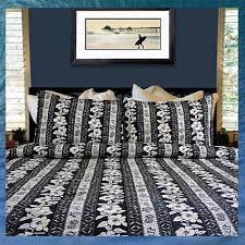 Our hoʻo hiamoe duvet cover is reversible, with a second print on the backside. Hawaiian Style Comforter By Dean Miller