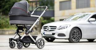 Mercedes Makes Baby Strollers Too Amg Wheels Included Carscoops Baby Strollers Luxury Baby Stroller