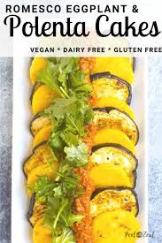 Polenta Cakes With Eggplant Recipe In 2020 Quick Dinner Recipes Healthy Eggplant Recipes Easy Easy Healthy Lunch Recipes