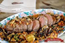 Filet De Veau Aux Champignons Filet De Veau Recette De Plat Recette Viande