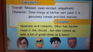 tomodachi life office personality charts youtube