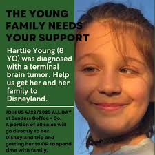 Hello friends and family! As some of you may know, our dear friend's  (Carrie Tacker Bennett) granddaughter was recently diagnosed with a  terminal brain tumor. Hartlie Young is 8 years old with