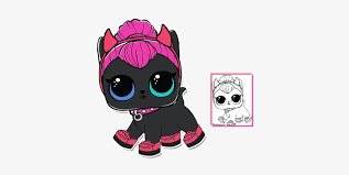 Each of them has an original appearance, which is provided by an outfit, hairstyle, and accessories. Spicy Kitty Coloring Page Lol Surprise Pets Spicy Kitty Png Image Transparent Png Free Download On Seekpng