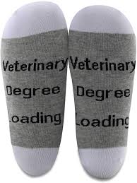 Show your pride for the college, medical or law school. Levlo Funny Veterinary Students Gift For Her Veterinary Degree Loading Socks For College Senior Graduate Gifts Socks Hosiery Women Urbytus Com