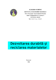 Dezvoltarea durabil a comunitilor locale reprezint o provocare i o prioritate n acelai timp. Pdf Dezvoltarea Durabila Si Reciclarea Materialelor