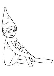 Collection of coloring pages for boys and coloring pages for girls of all ages. Free Printable Elf On The Shelf Coloring Pages Christmas Elf Girl Elf Christmas Coloring Pages