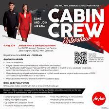 All the latest job vacancy will be posted here. Airasia Cabin Crew Walk In Interview Miri August 2018 Better Aviation