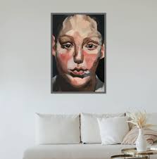 Woman Oil Painting Print
