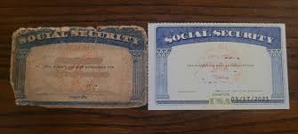 • if your social security card is lost or stolen, but there's no evidence that someone is using your number; A 1993 Social Security Card Next To A Brand New One Mildlyinteresting