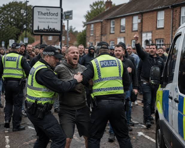THETFORD PROTESTS: ANGER, FEAR AND THE DEBATE OVER ASYLUM HOUSING – Cicero's