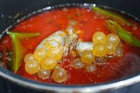 Anda harus coba menu asam pedas yang juga sering disebut dengan asam padeh. Masak Asam Pedas Telur Ikan Mayong Dengan Rempah Awang Azie Kitchen