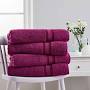 Just Linen 4 Piece Bath Towel Set Terry Cloth/100% Cotton | Wayfair 77741137D87560b2ebea7f770c63fcb7 from www.wayfair.com