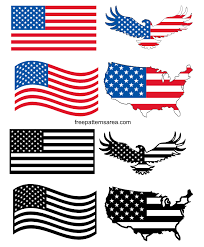 Download Usa United States American Flag Vector Images Freepatternsarea