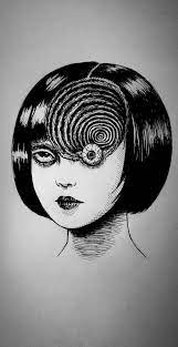Drew Spiral Girl Junjiito Scary Art Horror Art Creepy Art