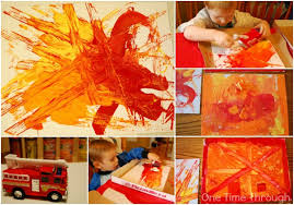 Preschool and kindergarten firefighters and fire safety crafts, activities, lessons, and games. Firefighter Birthday Party Fiery Arts And Crafts One Time Through