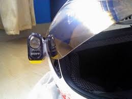 Sony Action Camera Hdr As15 Side Mounting On Cross Helmet Sample Video Youtube